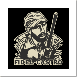 Fidel Castro's Anti-Capitalism Stance - Portrait Art Posters and Art